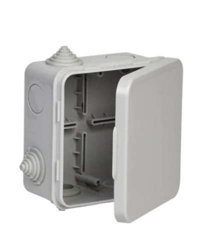 Коробка КМ 100х100х50 GENERICA (UKO31-100-100-050-K03-54G). Коробка распаячная для открытой проводки. GENERICA в Абакане