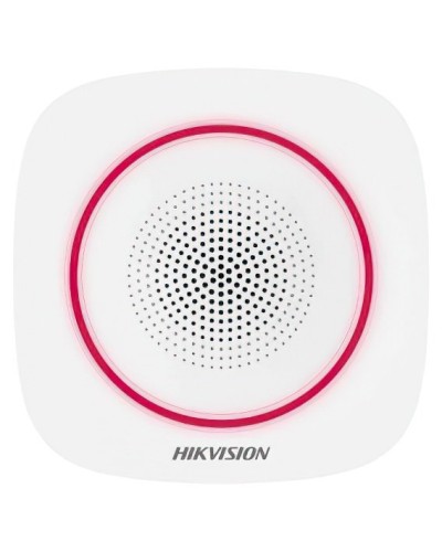 DS-PS1-II-WE(RU) Red Indicator. Оповещатель свето-звуковой радиоканальный. AX PRO Hikvision в Абакане