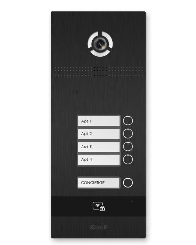BI-04FB BLACK. Вызывная панель IP-домофона. BAS-IP в Абакане