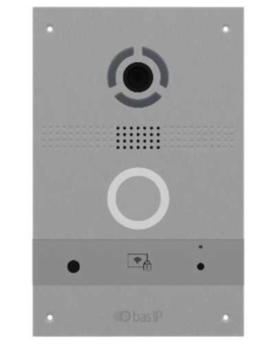 AV-08FB SILVER. Вызывная панель IP-домофона. BAS-IP в Абакане