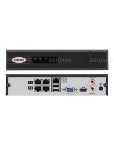 BK0104H2-P4. IP-видеорегистратор 4-канальный. Beward в Абакане