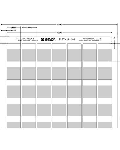 ELAT-18-361-2.5 (уп. 2500 шт.): Этикетка в Абакане