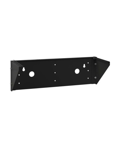 NC-3U-V-BK (12025c). Кронштейн настенный вертикальный 19 3U, цвет черный. CABEUS в Абакане