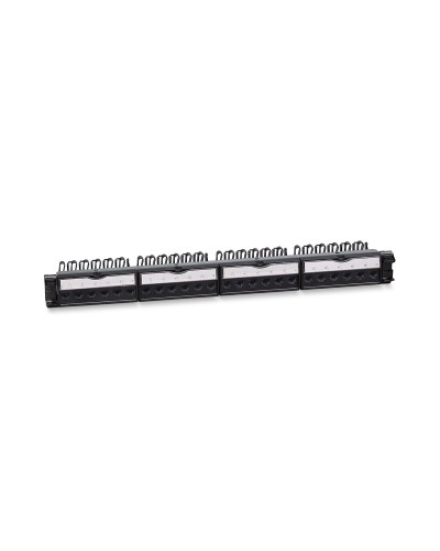 PL-24-KJ-RJ45-Cat.6-180T (11831c): Патч-панель 19" (1U), 24 порта RJ-45, категория 6, с задним кабельным организатором в Абакане