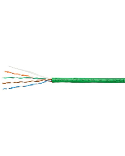 UTP-4P-Cat.5e-SOLID-LSLTx-GN (10990c). Кабель «витая пара» (LAN) для структурированных систем связи. CABEUS в Абакане
