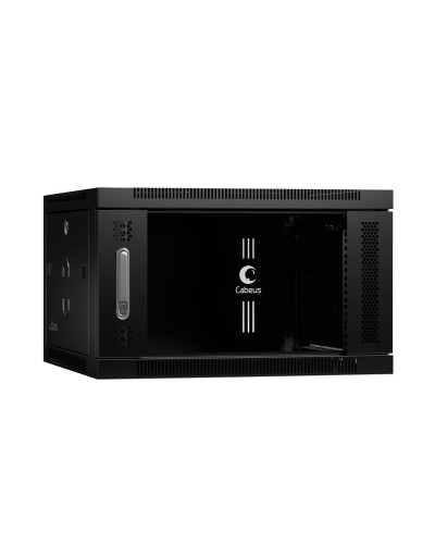 SH-05F-6U60/35-BK (8608c). Шкаф телекоммуникационный 19 настенный 6U. CABEUS в Абакане