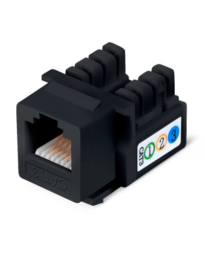 KJ-RJ12-90-BK (9481c): Вставка Keystone Jack в Абакане