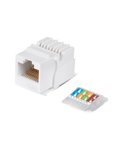 KJ-RJ45-Cat.6-Toolless (7959c): Вставка Keystone Jack RJ-45 в Абакане