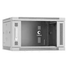 SH-05F-6U60/45 (7058c). Шкаф телекоммуникационный 19 настенный 6U. CABEUS