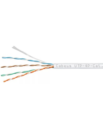 UTP-4P-Cat.5e-SOLID-LSZH-GY (9776c). Кабель «витая пара» (LAN) для структурированных систем связи. CABEUS в Абакане