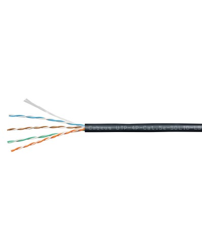 UTP-4P-Cat.5e-SOLID-LSZH-BK (9781c). Кабель «витая пара» (LAN) для структурированных систем связи. CABEUS в Абакане