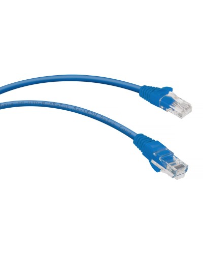 PC-UTP-RJ45-Cat.5e-0.3m-BL-LSZH (9527c), синий. Патч-корд медный. CABEUS в Абакане