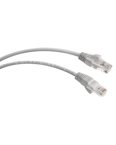 PC-UTP-RJ45-Cat.6-2m (7268c), серый. Патч-корд медный. CABEUS в Абакане