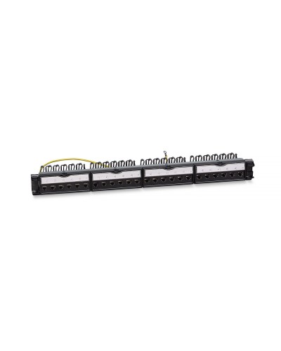 PL-24-KJ-RJ45-Cat.6-SH-180T (11833c): Патч-панель 19" (1U), 24 порта RJ-45, категория 6, полностью экранированная в Абакане