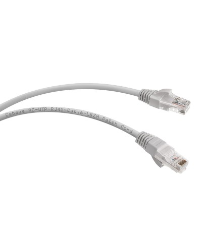 PC-UTP-RJ45-Cat.6-10m-LSZH (9594c), серый. Патч-корд медный. CABEUS в Абакане