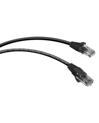 PC-UTP-RJ45-Cat.5e-5m-BK-LSZH (9541c), чёрный. Патч-корд медный. CABEUS в Абакане