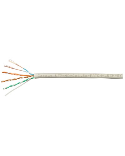 UTP-4P-Cat.5e-SOLID-GY-LIGHT (9995c). Кабель «витая пара» (LAN) для структурированных систем связи. CABEUS в Абакане