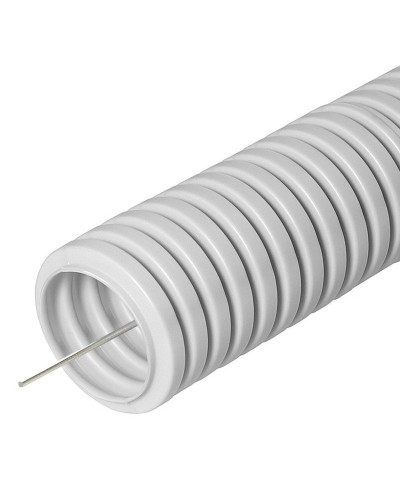 FCPL-40-PVC-020-1-GY (11231c): Труба гофрированная гибкая, лёгкая с протяжкой в Абакане