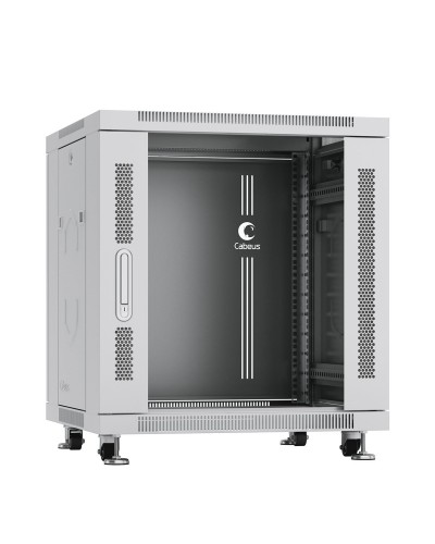 SH-05C-12U60/60 (7645c). Шкаф телекоммуникационный 19 напольный 12U. CABEUS в Абакане