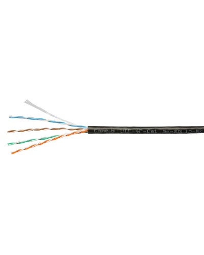 UTP-4P-Cat.5e-SOLID-LSZH-BK-100 (9781c-5). Кабель «витая пара» (LAN) для структурированных систем связи. CABEUS в Абакане