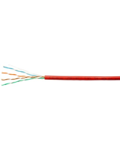 UTP-4P-Cat.5e-SOLID-LSZH-RD-100 (9778c-5). Кабель «витая пара» (LAN) для структурированных систем связи. CABEUS в Абакане