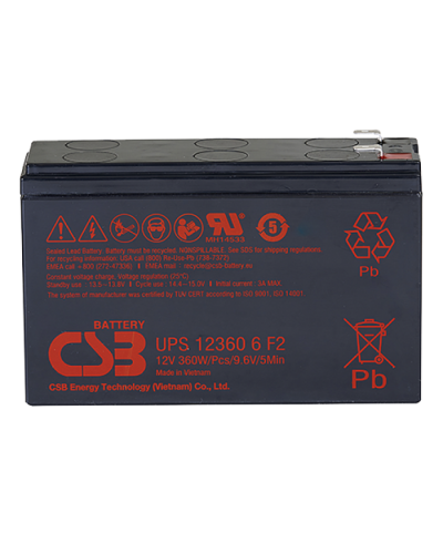 CSB UPS 123606. Аккумулятор герметичный свинцово-кислотный. CSB в Абакане