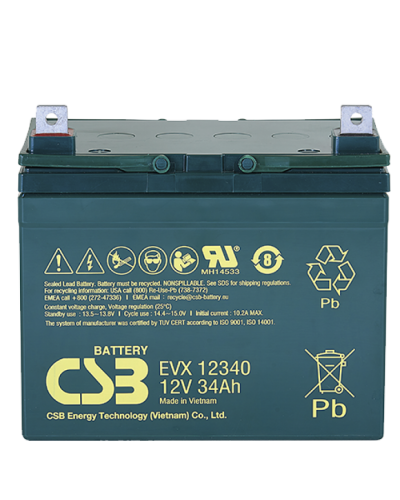 CSB EVX 12340. Аккумулятор герметичный свинцово-кислотный. CSB в Абакане
