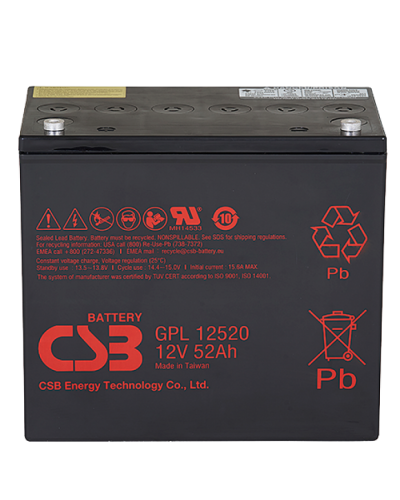 CSB GPL 12520. Аккумулятор герметичный свинцово-кислотный. CSB в Абакане