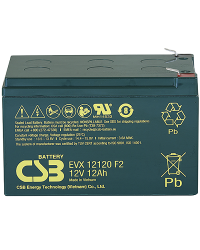 CSB EVX 12120. Аккумулятор герметичный свинцово-кислотный. CSB в Абакане
