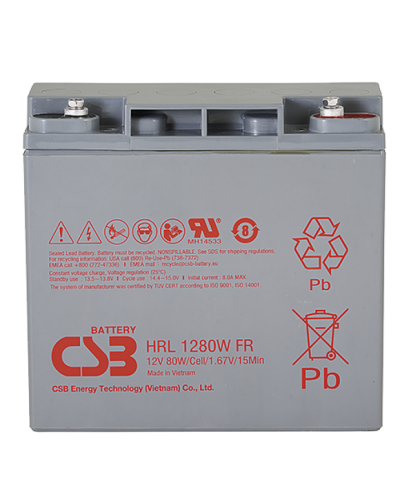 CSB HRL 1280W FR. Аккумулятор герметичный свинцово-кислотный. CSB в Абакане