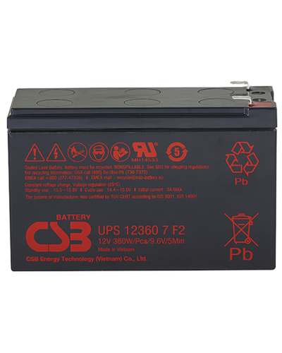 CSB UPS 123607. Аккумулятор герметичный свинцово-кислотный. CSB в Абакане