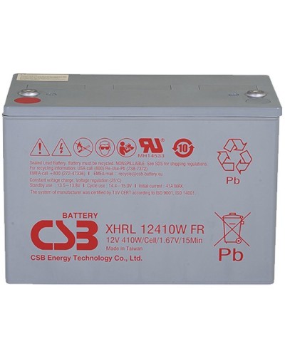 CSB XHRL 12410W FR. Аккумулятор герметичный свинцово-кислотный. CSB в Абакане