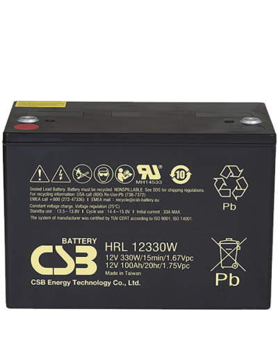 CSB HRL 12330W FR. Аккумулятор герметичный свинцово-кислотный. CSB в Абакане