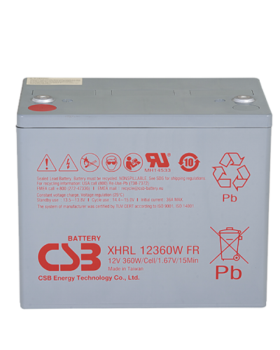 CSB XHRL 12360W FR. Аккумулятор герметичный свинцово-кислотный. CSB в Абакане