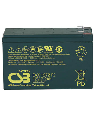 CSB EVX 1272. Аккумулятор герметичный свинцово-кислотный. CSB в Абакане
