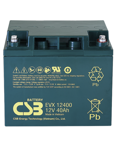 CSB EVX 12400. Аккумулятор герметичный свинцово-кислотный. CSB в Абакане