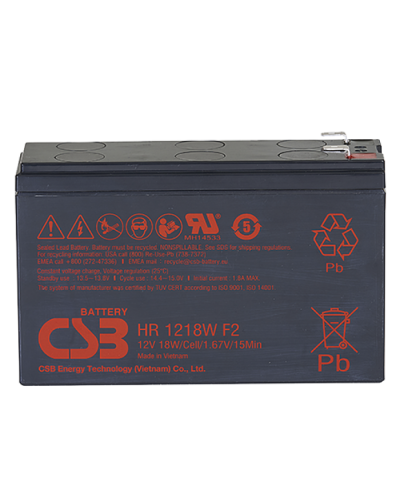 CSB HR 1218W. Аккумулятор герметичный свинцово-кислотный. CSB в Абакане