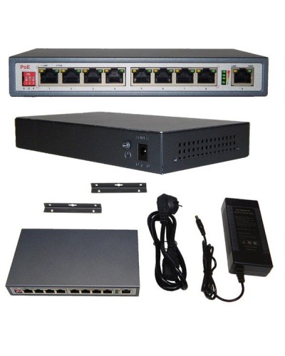 CO-SWP9C. Коммутатор 8-портовый  Gigabit Ethernet с PoE. ComOnyx в Абакане