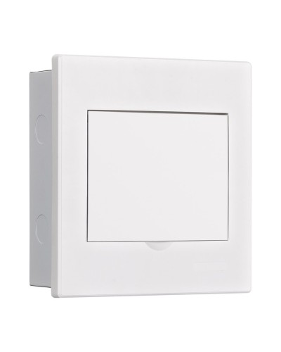 Корпус ЩРВ-М 6 модулей IP41 встраиваемый белая дверь (31101DEK). Корпус пластиковый. DEKraft в Абакане