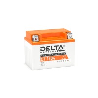 Delta CT 1204. Аккумулятор герметичный свинцово-кислотный стартерный. Delta