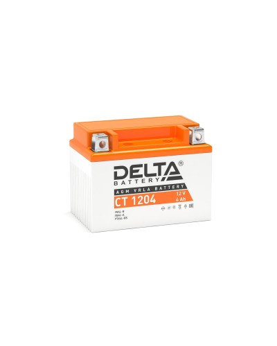 Delta CT 1204. Аккумулятор герметичный свинцово-кислотный стартерный. Delta в Абакане