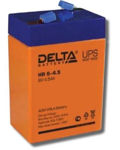Delta HR 6-4.5. Аккумулятор герметичный свинцово-кислотный. Delta в Абакане