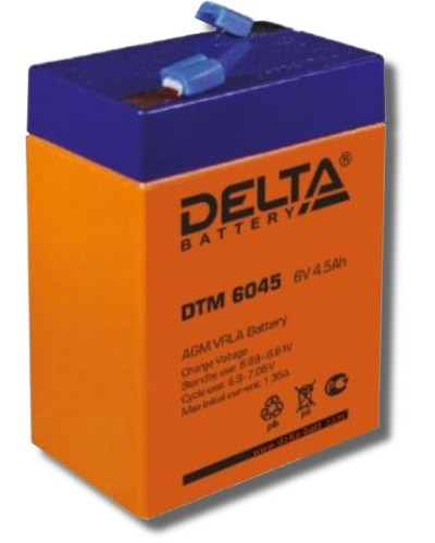 Delta DTM 6045. Аккумулятор герметичный свинцово-кислотный. Delta в Абакане