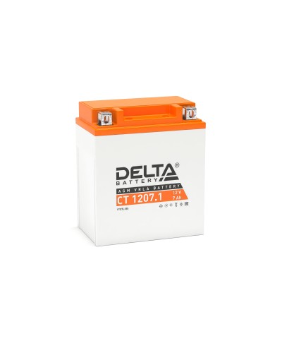 Delta CT 1207.1. Аккумулятор герметичный свинцово-кислотный стартерный. Delta в Абакане