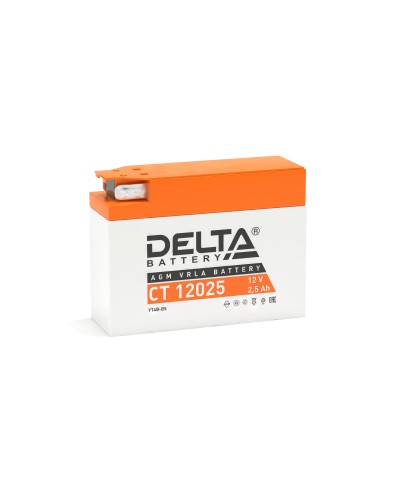 Delta CT 12025. Аккумулятор герметичный свинцово-кислотный стартерный. Delta в Абакане