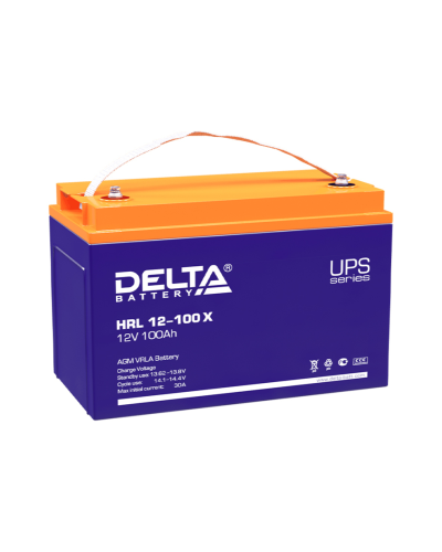 Delta HRL 12-100 X. Аккумулятор герметичный свинцово-кислотный. Delta в Абакане
