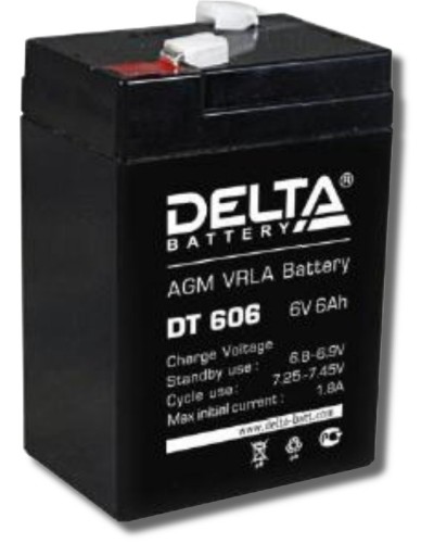 Delta DT 606. Аккумулятор герметичный свинцово-кислотный. Delta в Абакане