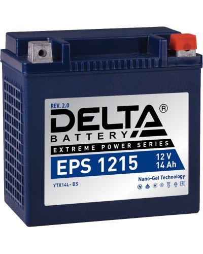 Delta EPS 1215. Аккумулятор герметичный свинцово-кислотный стартерный. Delta в Абакане