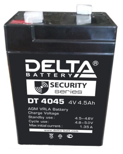 Delta DT 4045 (47мм). Аккумулятор герметичный свинцово-кислотный. Delta в Абакане