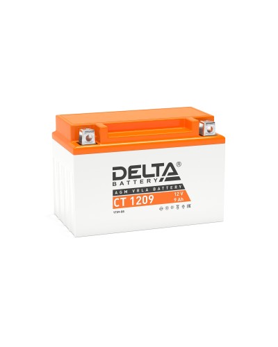 Delta CT 1209. Аккумулятор герметичный свинцово-кислотный стартерный. Delta в Абакане